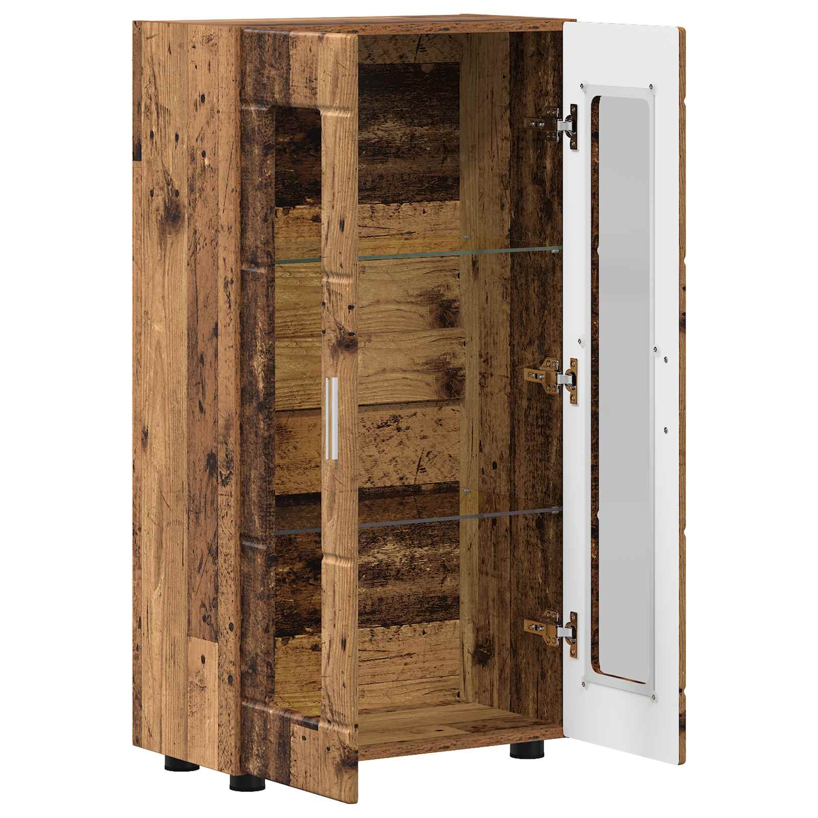 vidaXL Bufet FLORIN 55,5 x 29 x 100 cm Stare drewno
