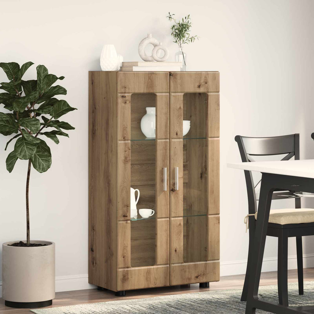 vidaXL Bufet FLORIN 55,5 x 29 x 100 cm Dąb rzemieślniczy