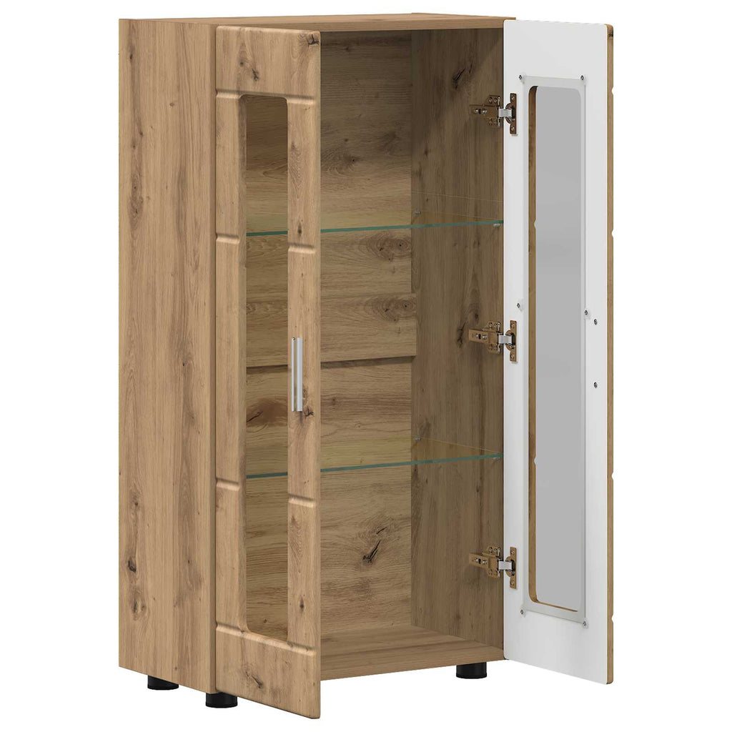 vidaXL Bufet FLORIN 55,5 x 29 x 100 cm Dąb rzemieślniczy
