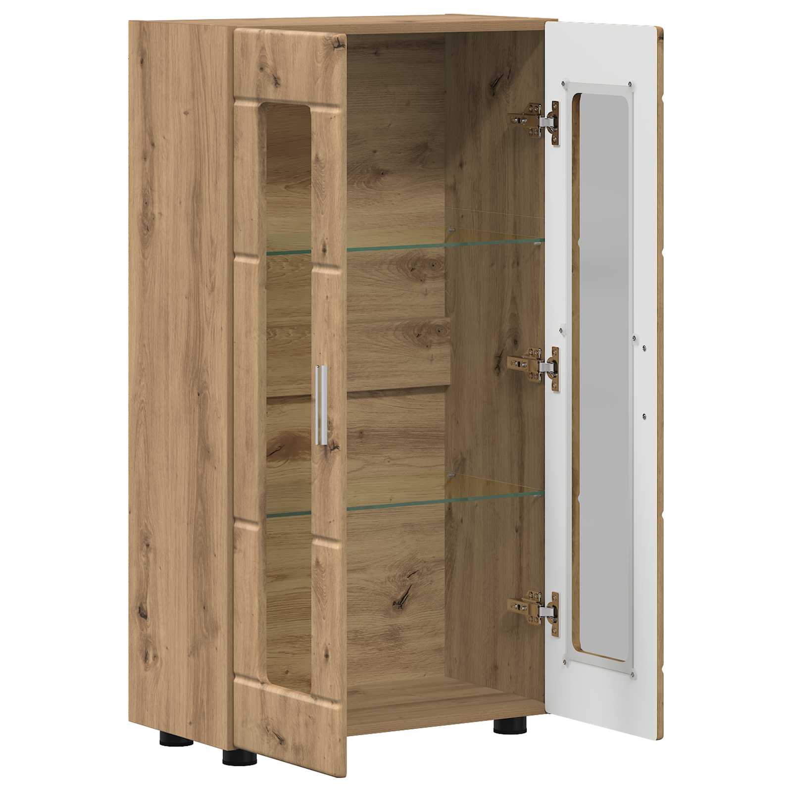 vidaXL Bufet FLORIN 55,5 x 29 x 100 cm Dąb rzemieślniczy
