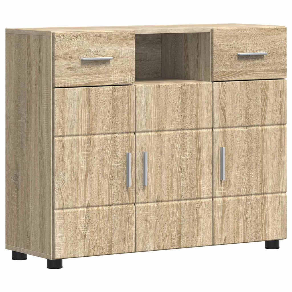 vidaXL Drewniana szafka z szufladą Dąb Sonoma 88,5 x 30,5 x 73 cm