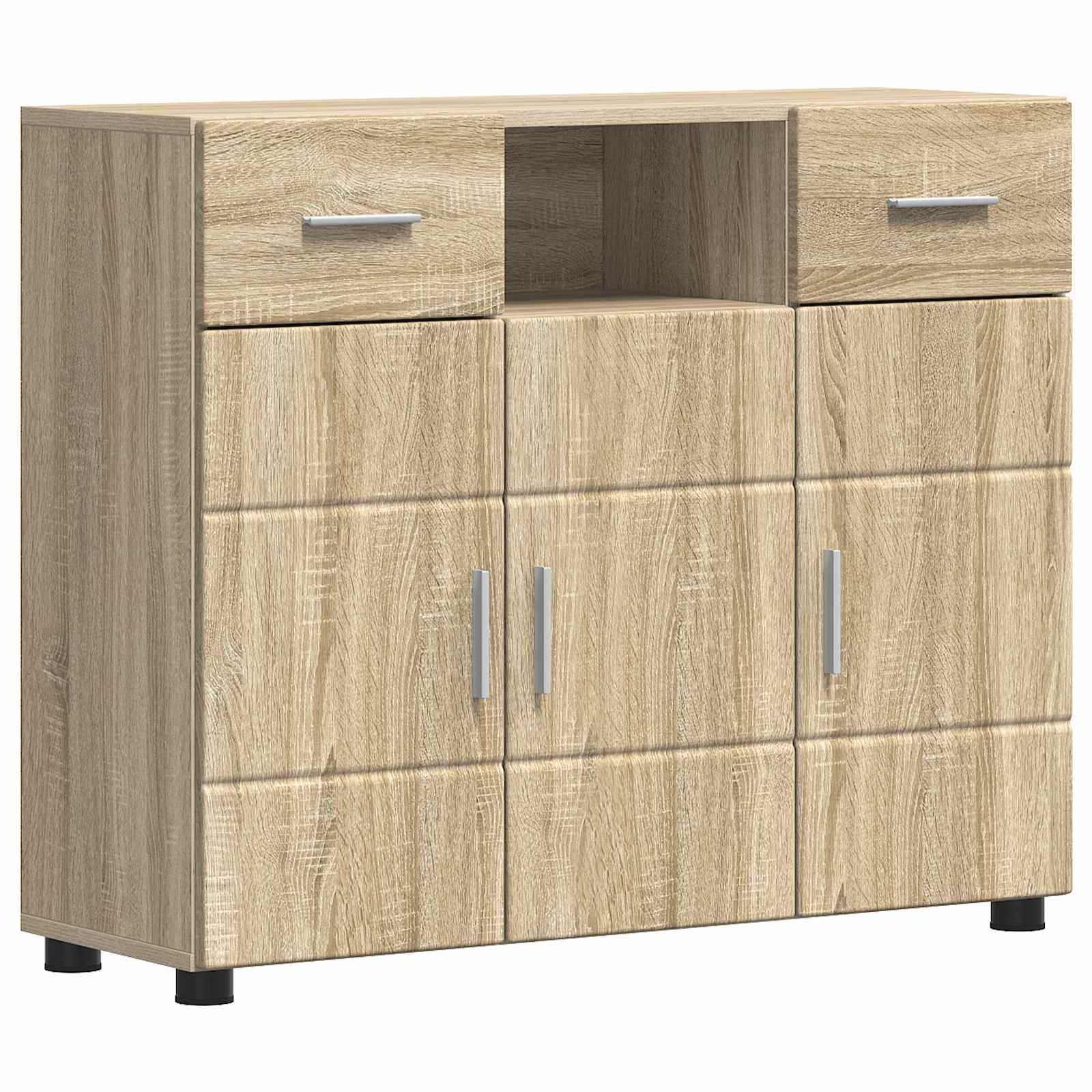 vidaXL Drewniana szafka z szufladą Dąb Sonoma 88,5 x 30,5 x 73 cm
