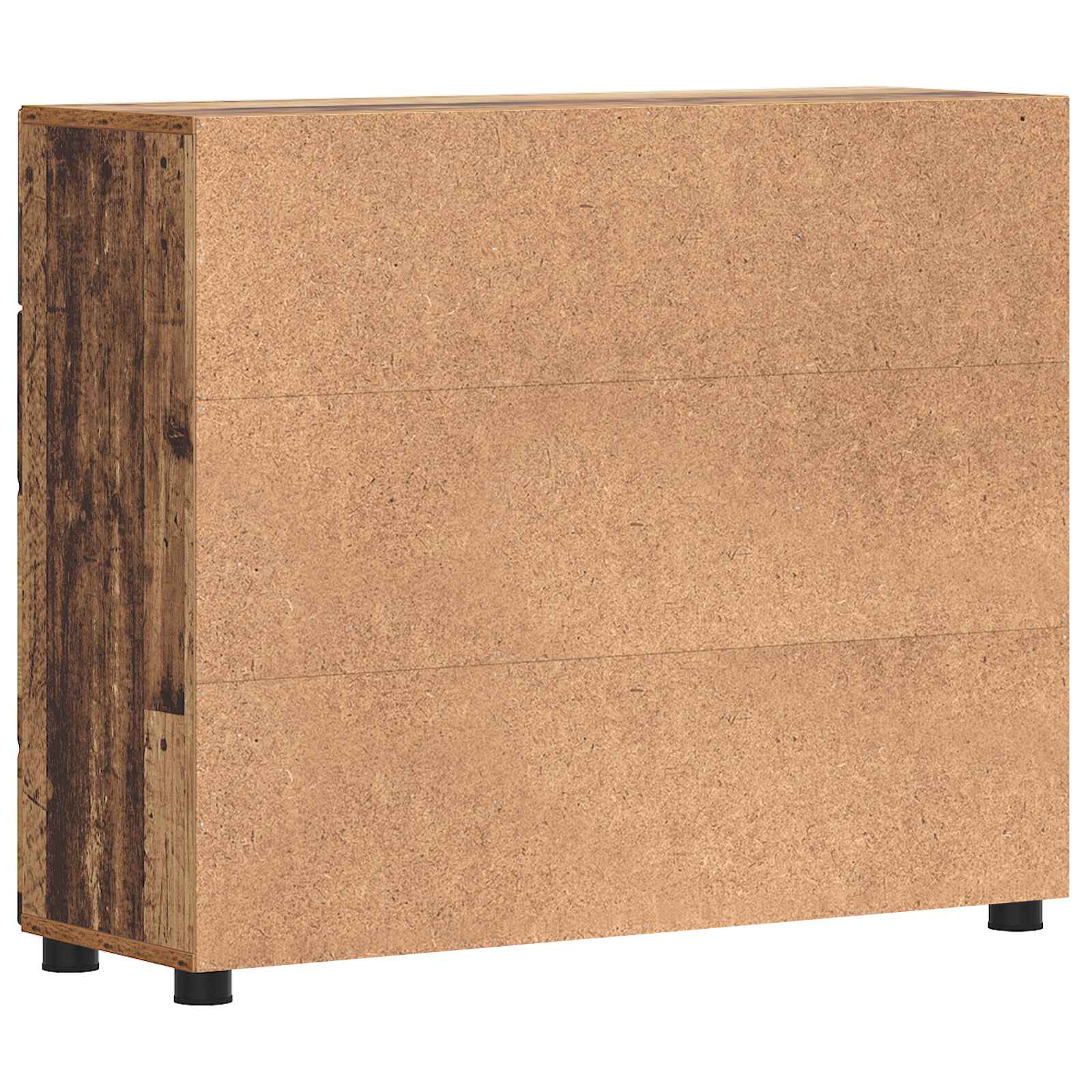 vidaXL Drewniana szafka z szufladą Stare drewno 88,5 x 30,5 x 73 cm