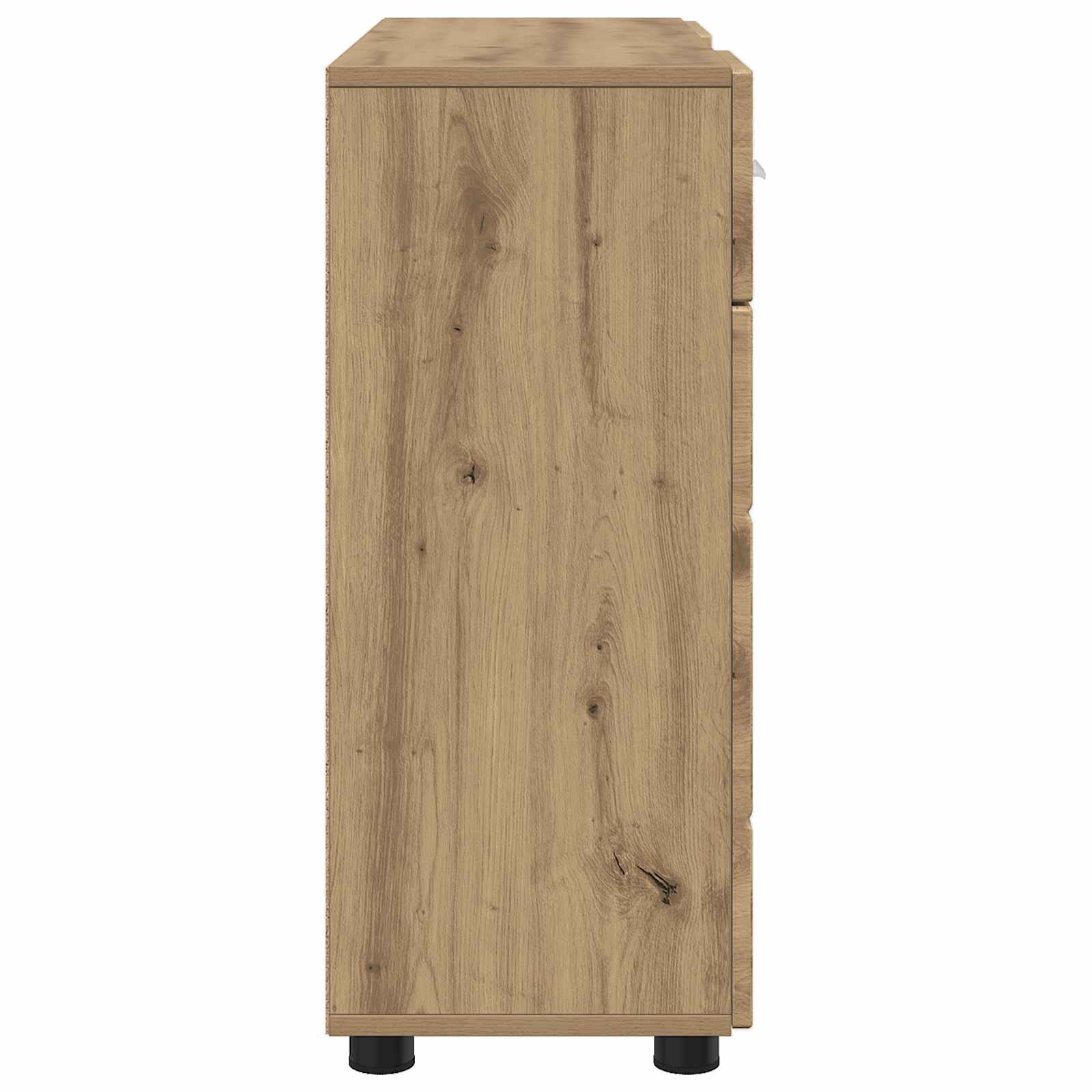 vidaXL Drewniana szafka Dąb rzemieślniczy 88,5 x 30,5 x 73 cm