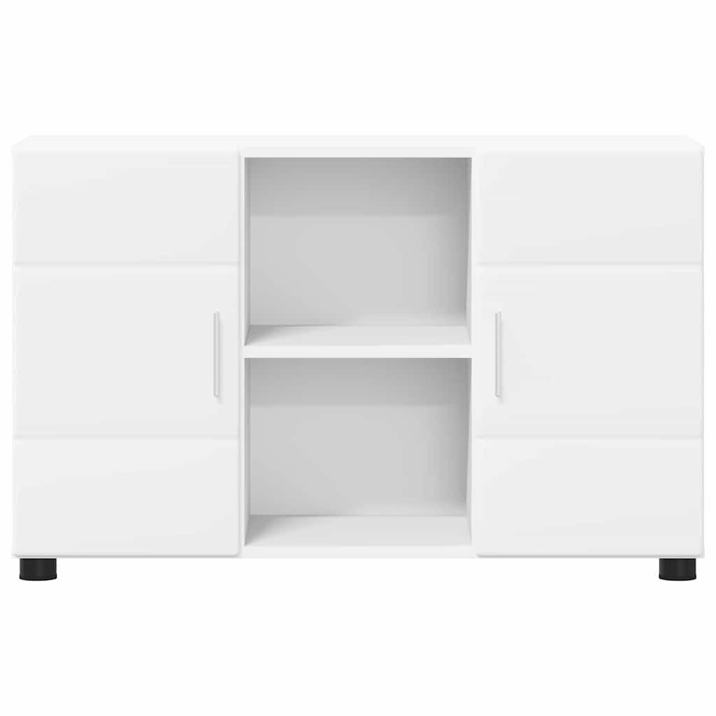 vidaXL Bufet z półką z drzwiami FLORIN Biały 88,5 x 30,5 x 55,5 cm