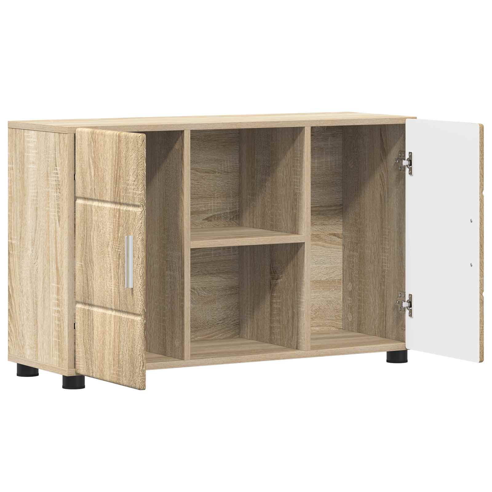 vidaXL Bufet FLORIN 88,5 x 30,5 x 55,5 cm Dąb Sonoma