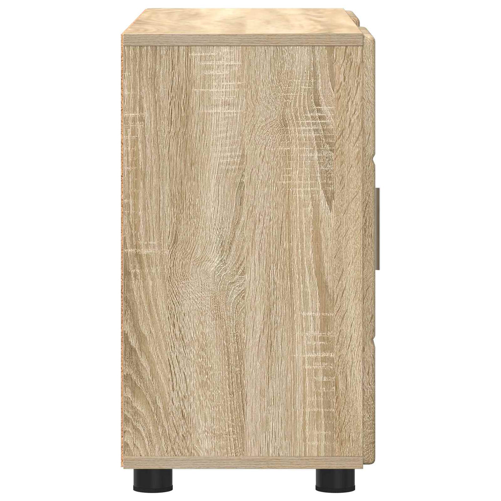 vidaXL Bufet FLORIN 88,5 x 30,5 x 55,5 cm Dąb Sonoma