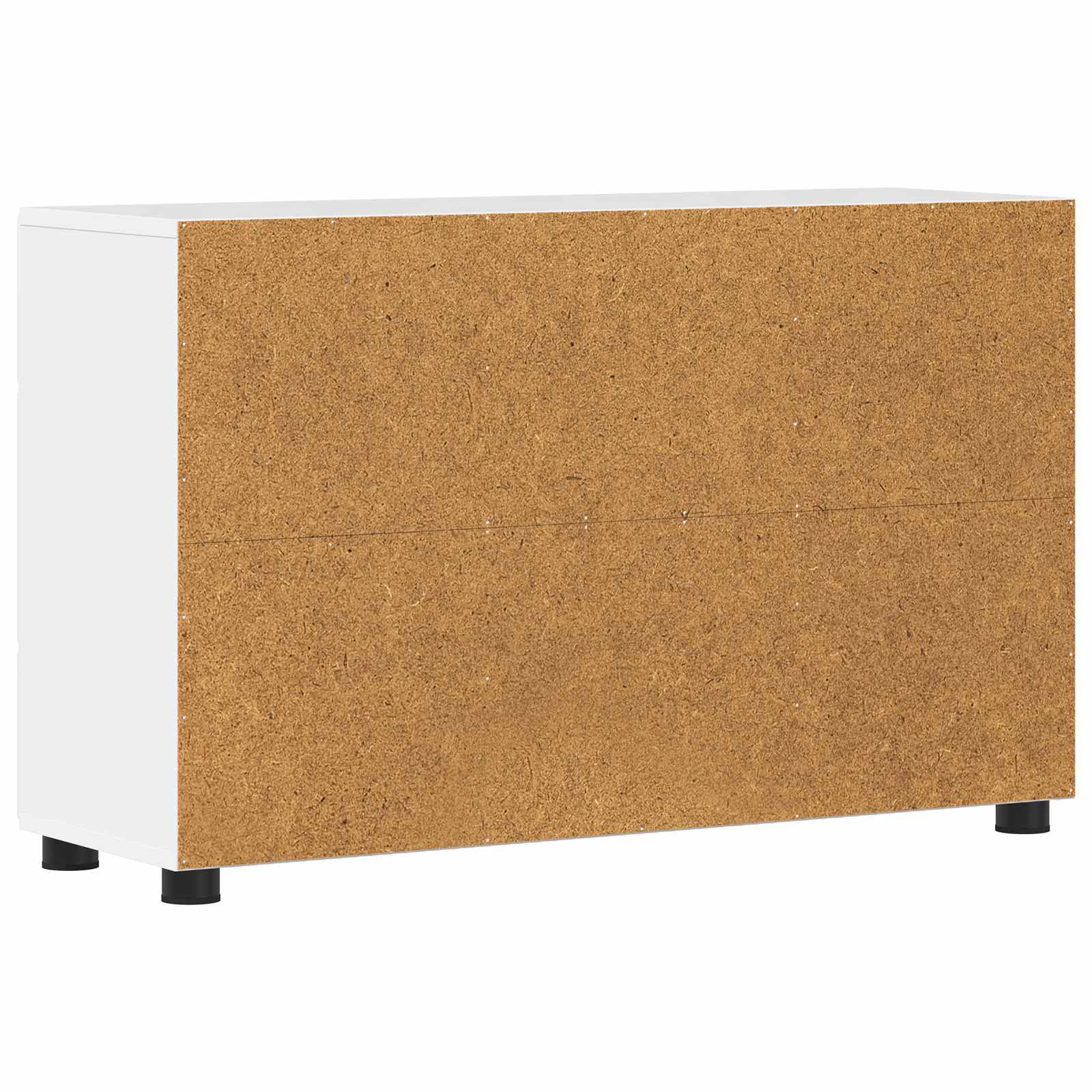 vidaXL Bufet FLORIN 88,5 x 30,5 x 55,5 cm Wysoki połysk biały