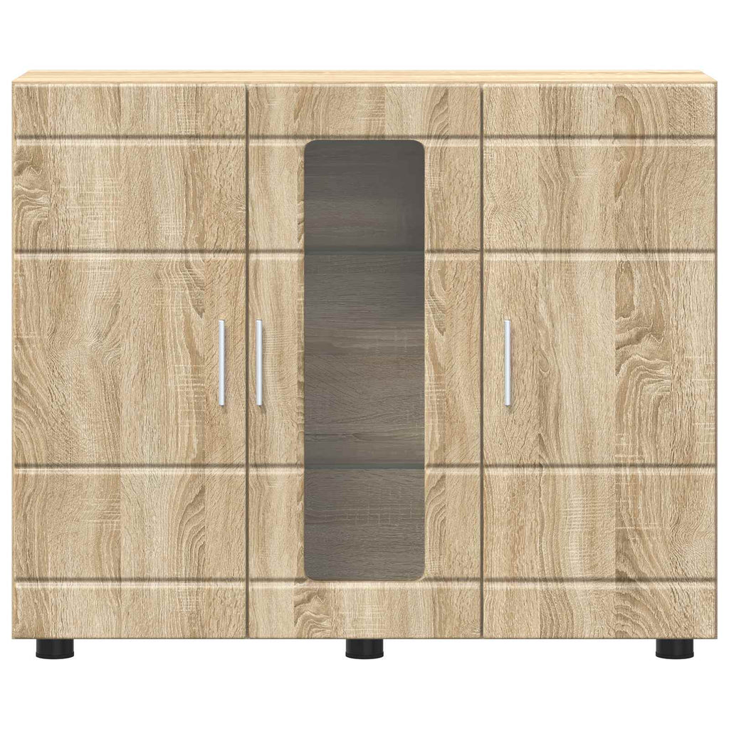 vidaXL Drewniana szafka Dąb Sonoma 88,5 x 30,5 x 73 cm