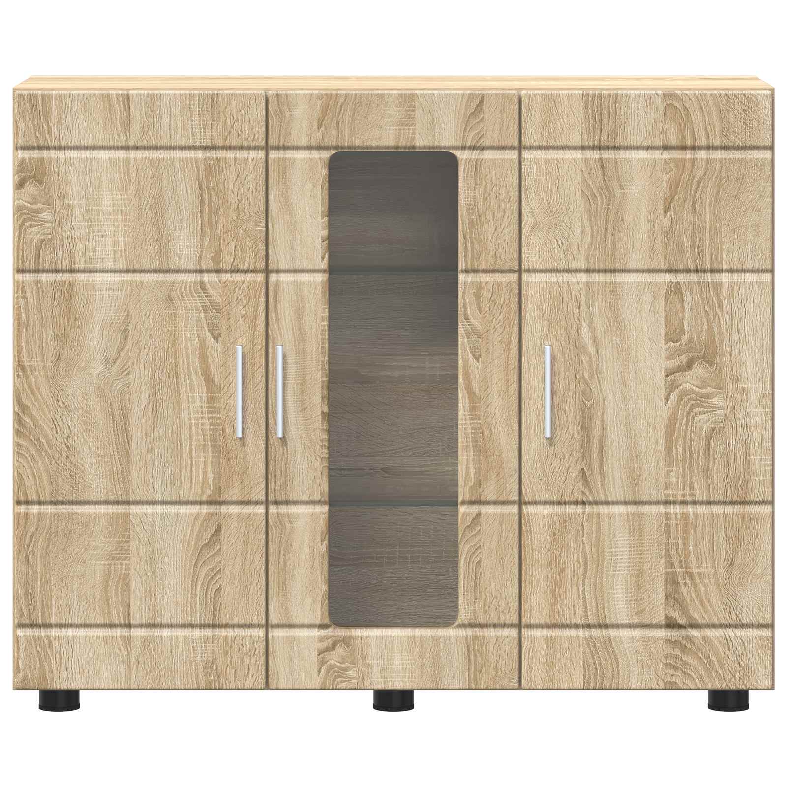 vidaXL Drewniana szafka Dąb Sonoma 88,5 x 30,5 x 73 cm