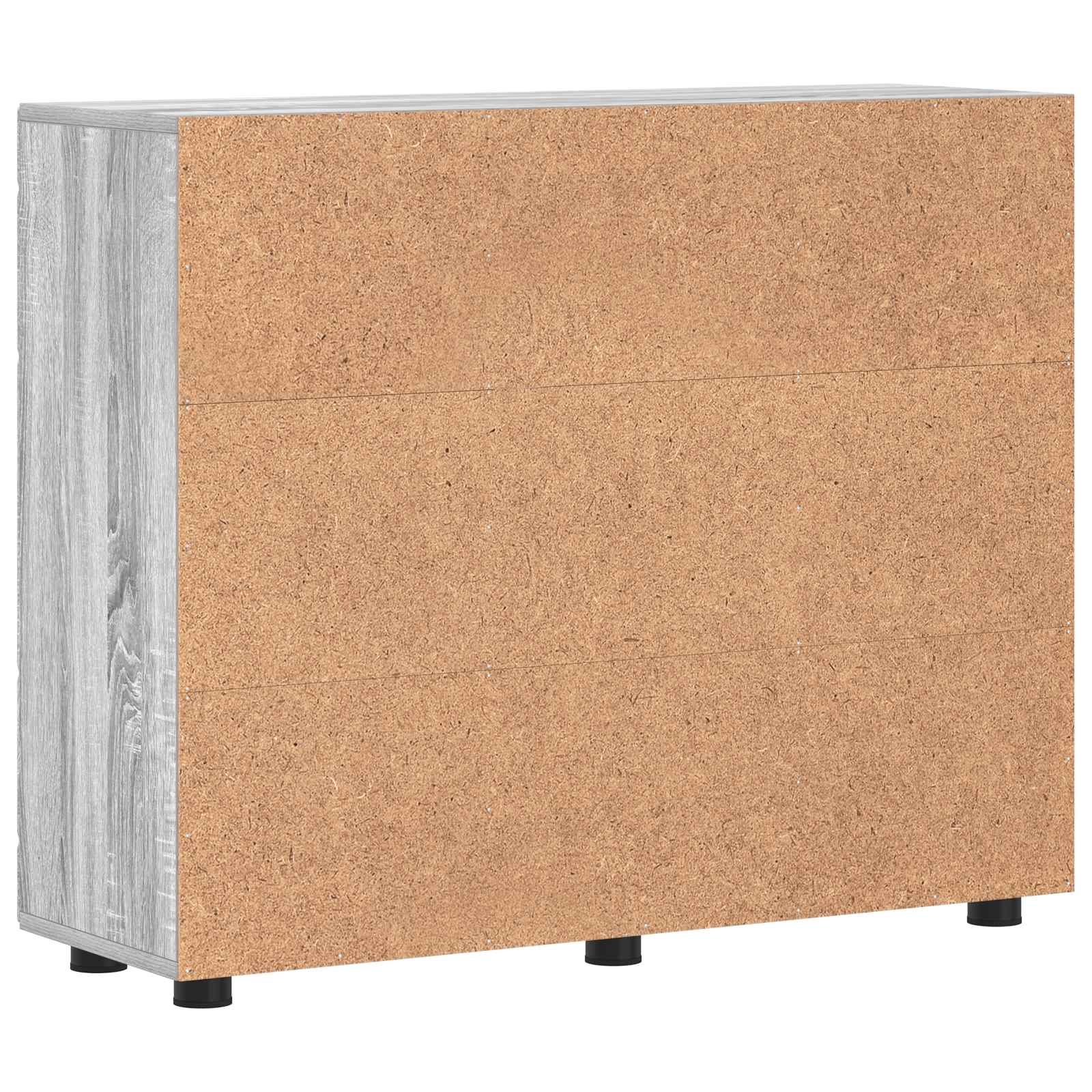 vidaXL Drewniana szafka Szary Sonoma 88,5 x 30,5 x 73 cm