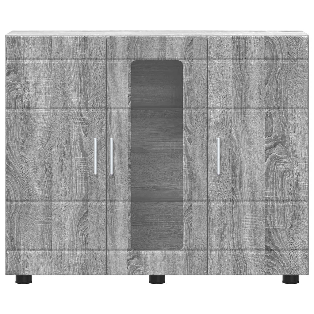 vidaXL Drewniana szafka Szary Sonoma 88,5 x 30,5 x 73 cm
