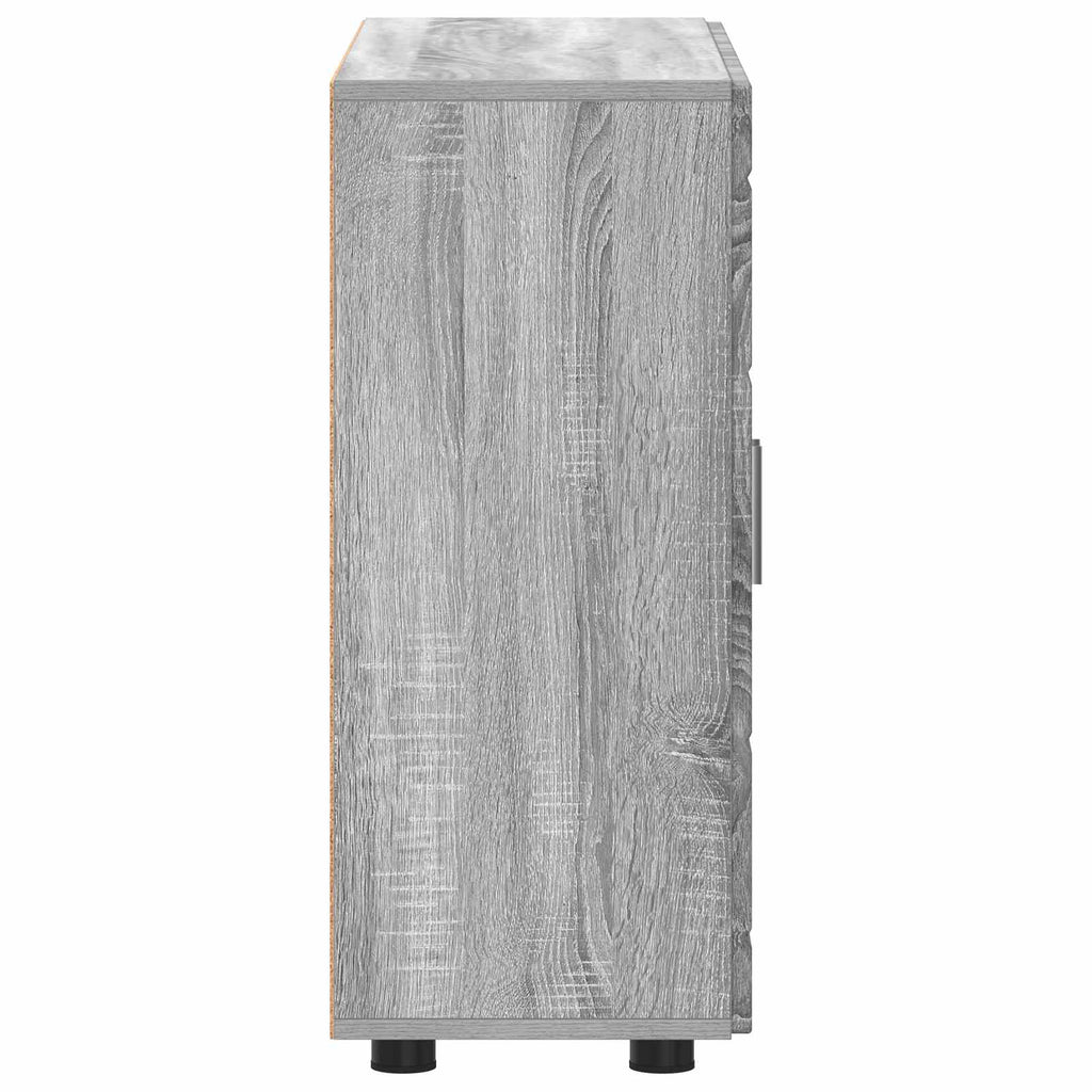 vidaXL Drewniana szafka Szary Sonoma 88,5 x 30,5 x 73 cm