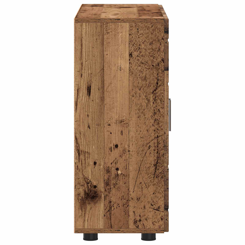vidaXL Drewniana szafka Stare drewno 88,5 x 30,5 x 73 cm