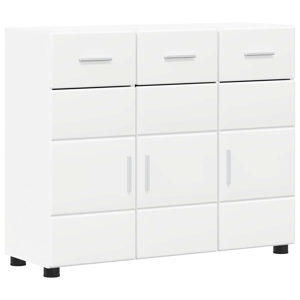 vidaXL Bufet FLORIN Biały 88,5 x 30,5 x 73 cm Materiał drewnopochodny