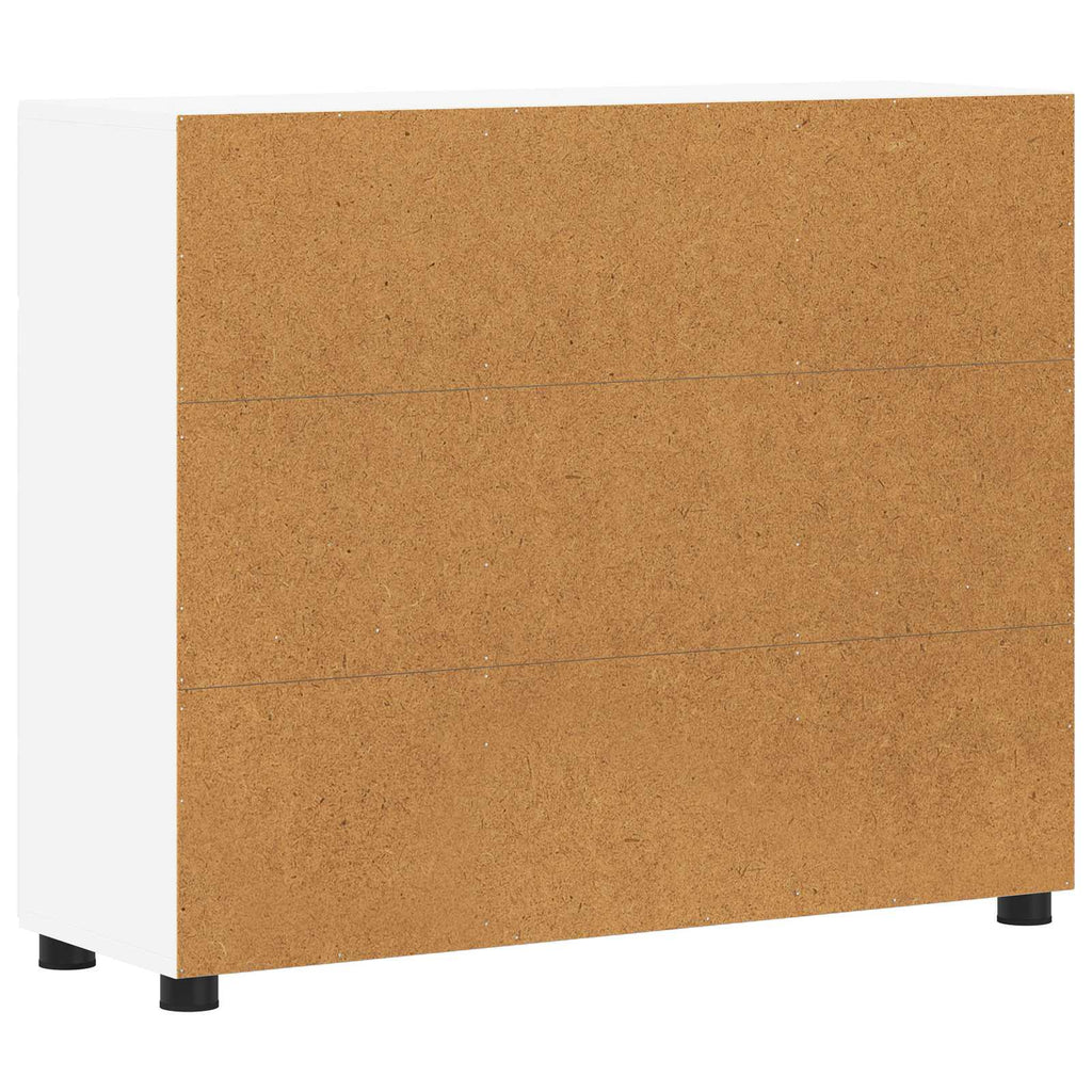 vidaXL Bufet FLORIN Biały 88,5 x 30,5 x 73 cm Materiał drewnopochodny