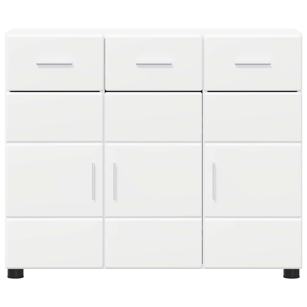 vidaXL Bufet FLORIN Biały 88,5 x 30,5 x 73 cm Materiał drewnopochodny