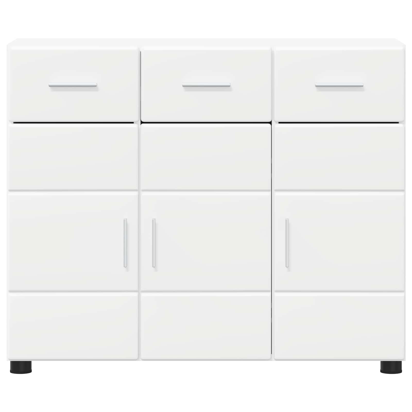 vidaXL Bufet FLORIN Biały 88,5 x 30,5 x 73 cm Materiał drewnopochodny