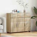 vidaXL Bufet FLORIN 88,5 x 30,5 x 73 cm Dąb Sonoma Drewno inżynieryjne