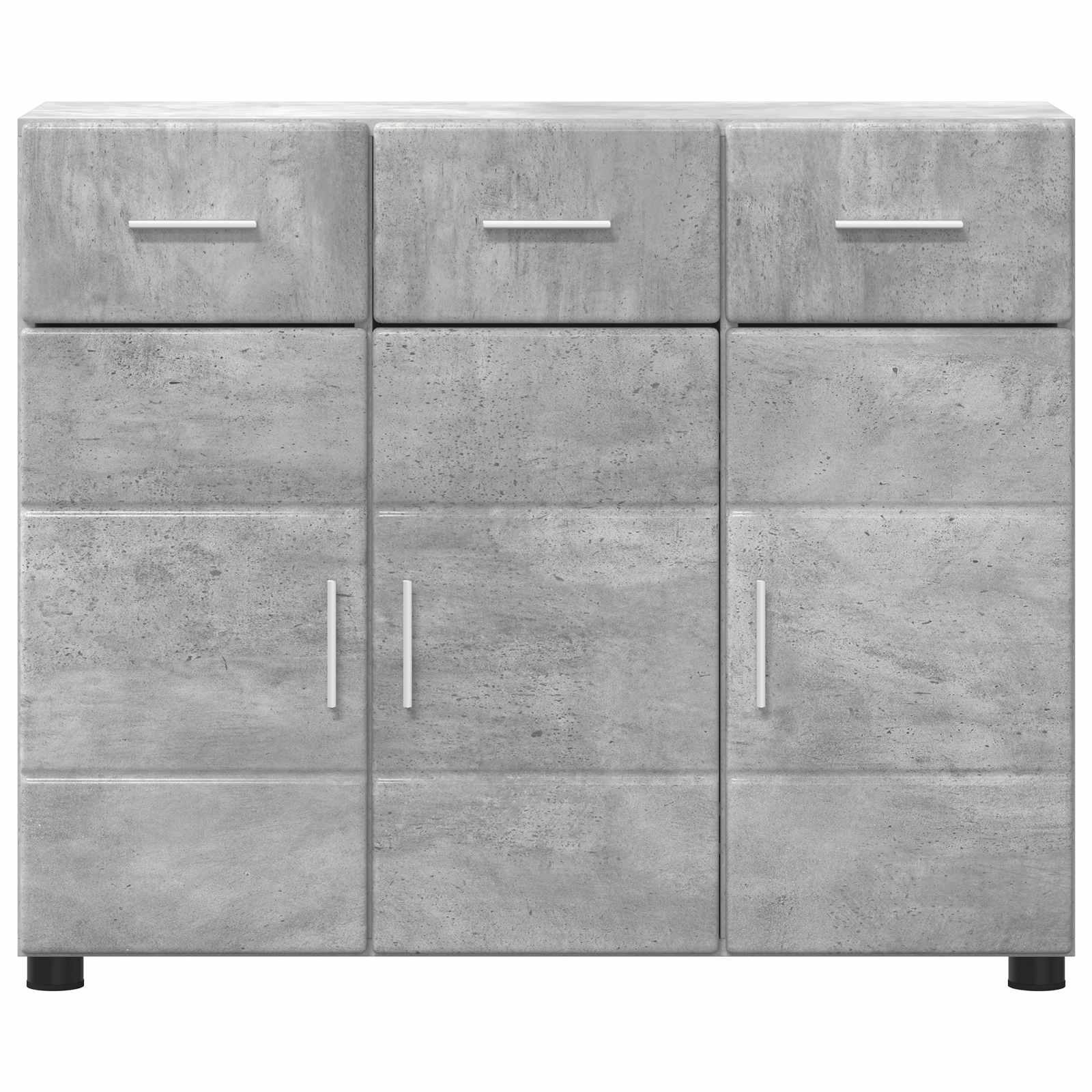 vidaXL Bufet FLORIN 88,5 x 30,5 x 73 cm Betonowy szary