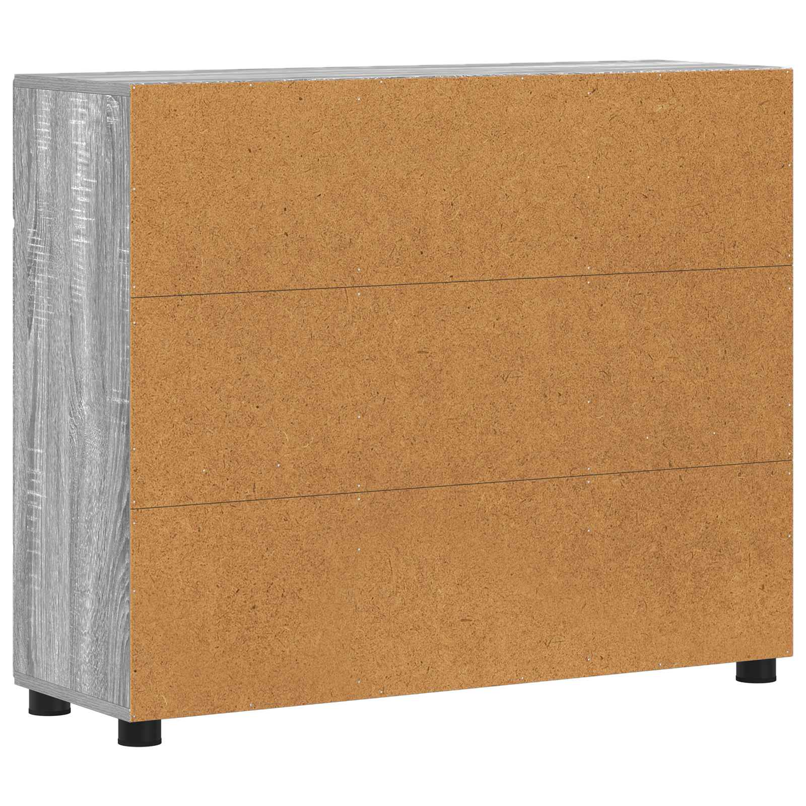 vidaXL Bufet FLORIN 88,5 x 30,5 x 73 cm Szary Sonoma