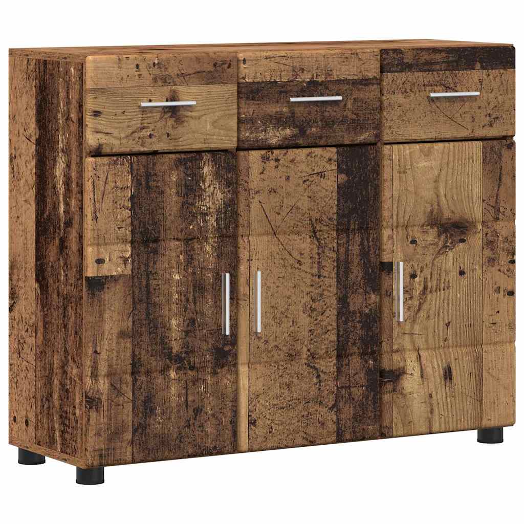 vidaXL Bufet z półką FLORIN Stare drewno 88,5 x 30,5 x 73 cm
