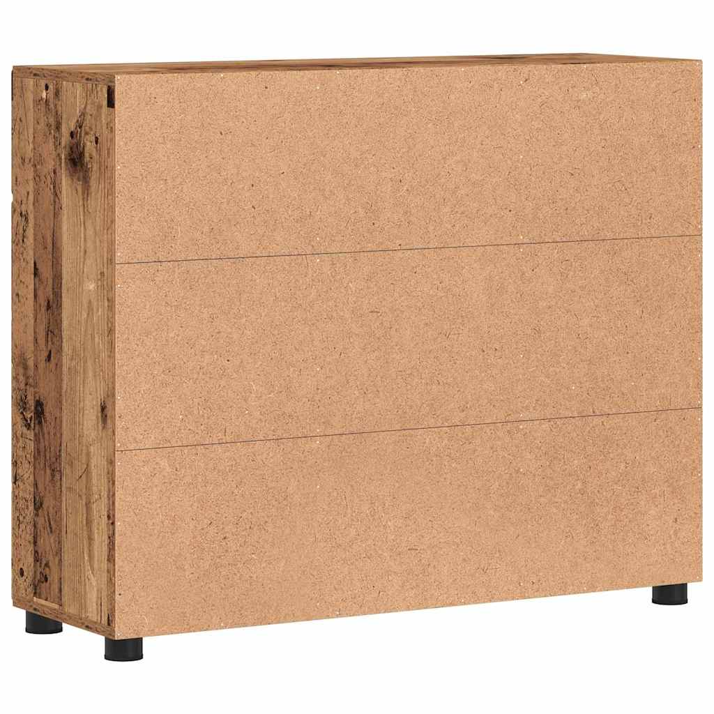 vidaXL Bufet z półką FLORIN Stare drewno 88,5 x 30,5 x 73 cm