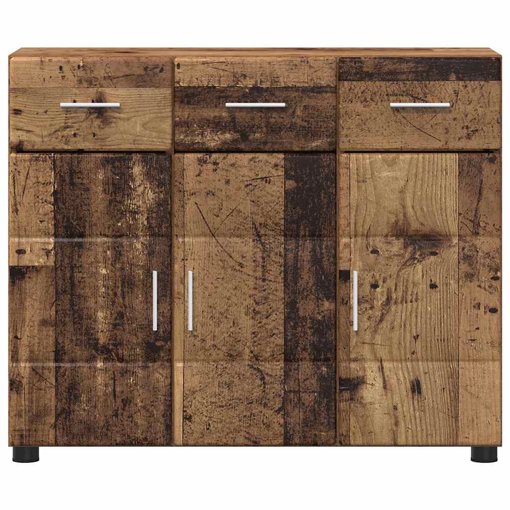 vidaXL Bufet z półką FLORIN Stare drewno 88,5 x 30,5 x 73 cm