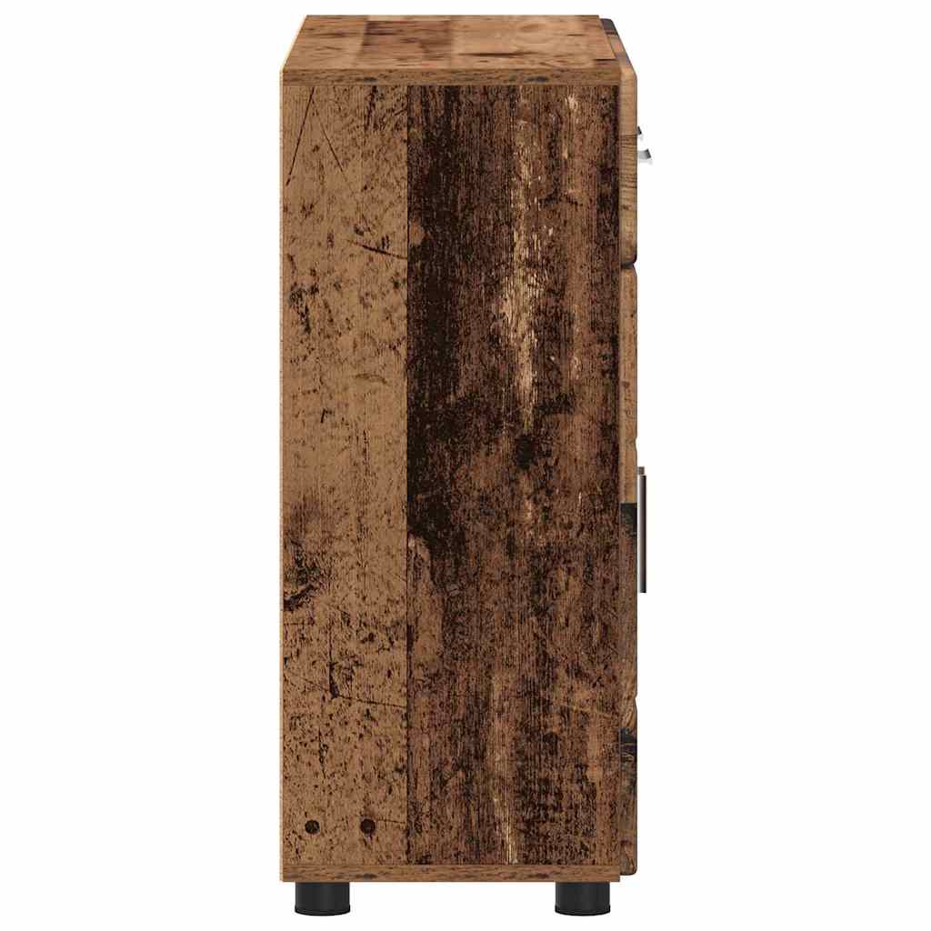 vidaXL Bufet z półką FLORIN Stare drewno 88,5 x 30,5 x 73 cm