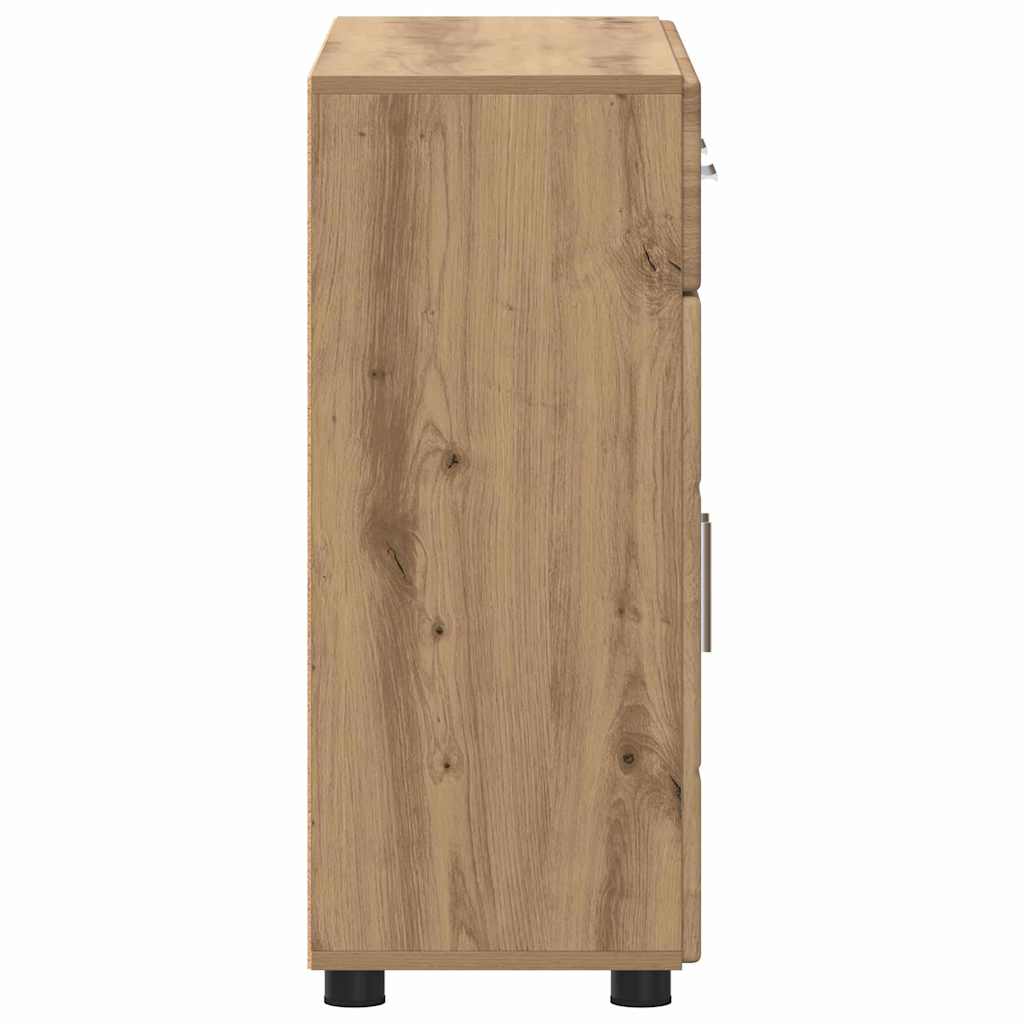 vidaXL Bufet z półką FLORIN Dąb rzemieślniczy 88,5 x 30,5 x 73 cm