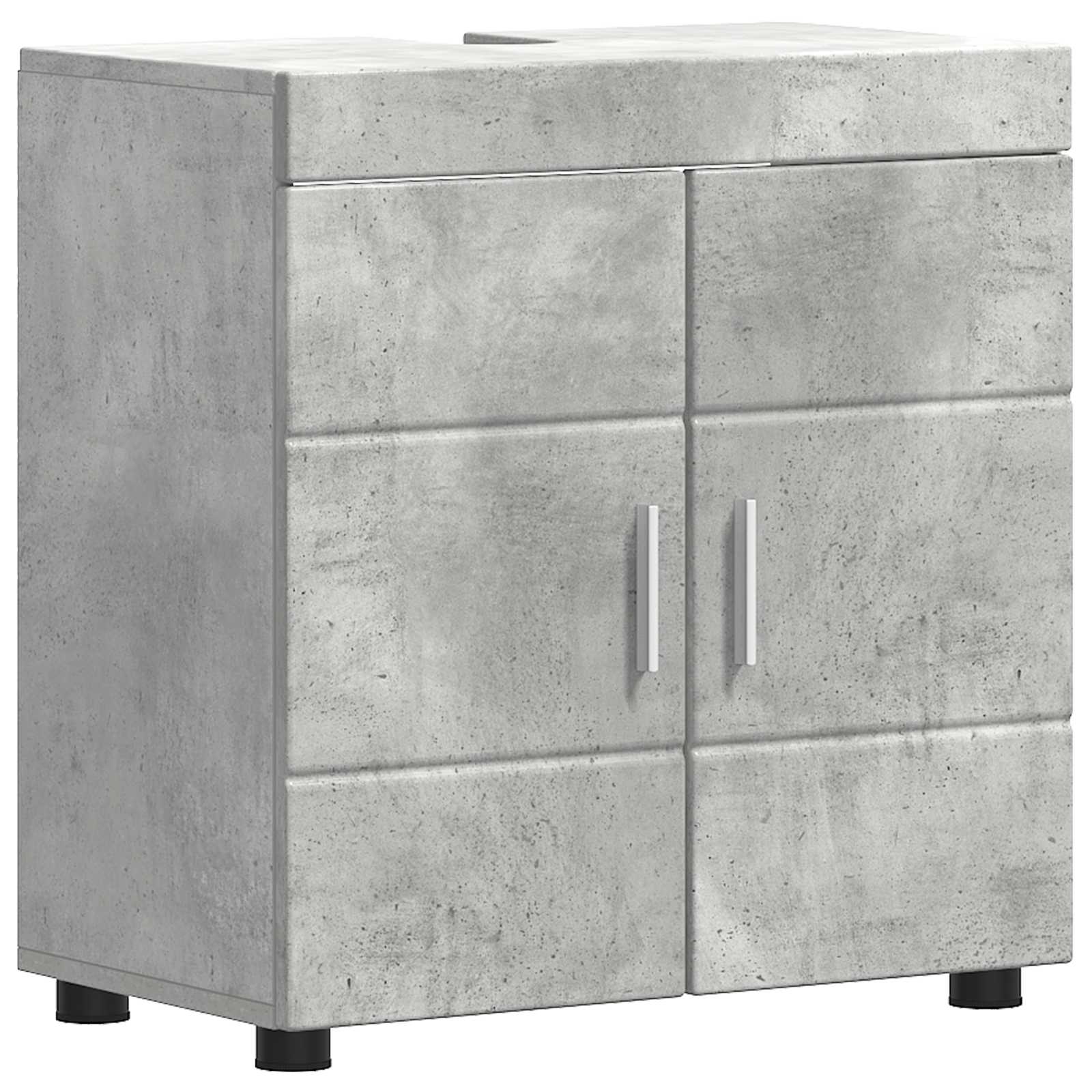 vidaXL Zestaw Szafek Łazienkowych TULUM Betonowy szary 60 x 34 x 63 cm