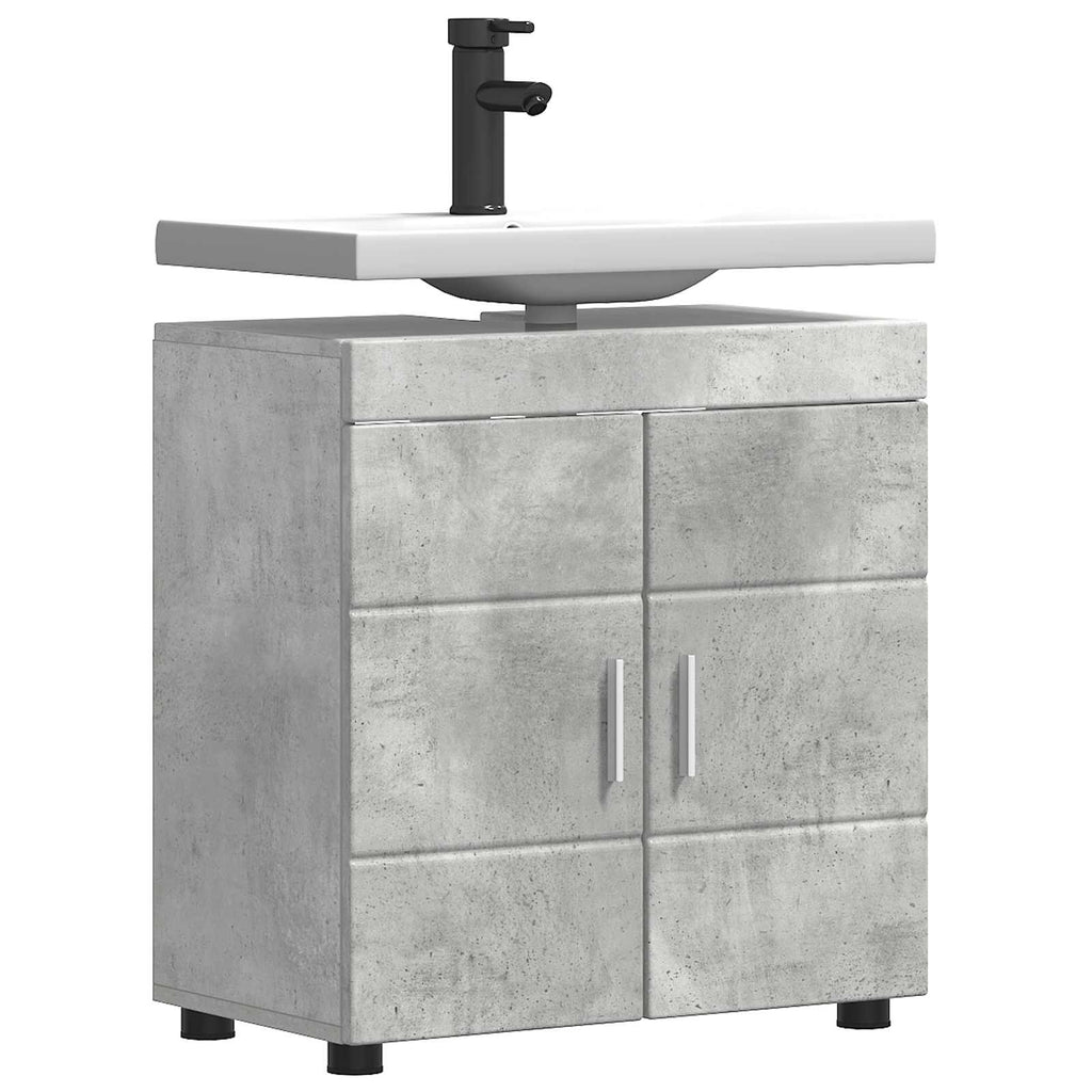 vidaXL Zestaw Szafek Łazienkowych TULUM Betonowy szary 60 x 34 x 63 cm