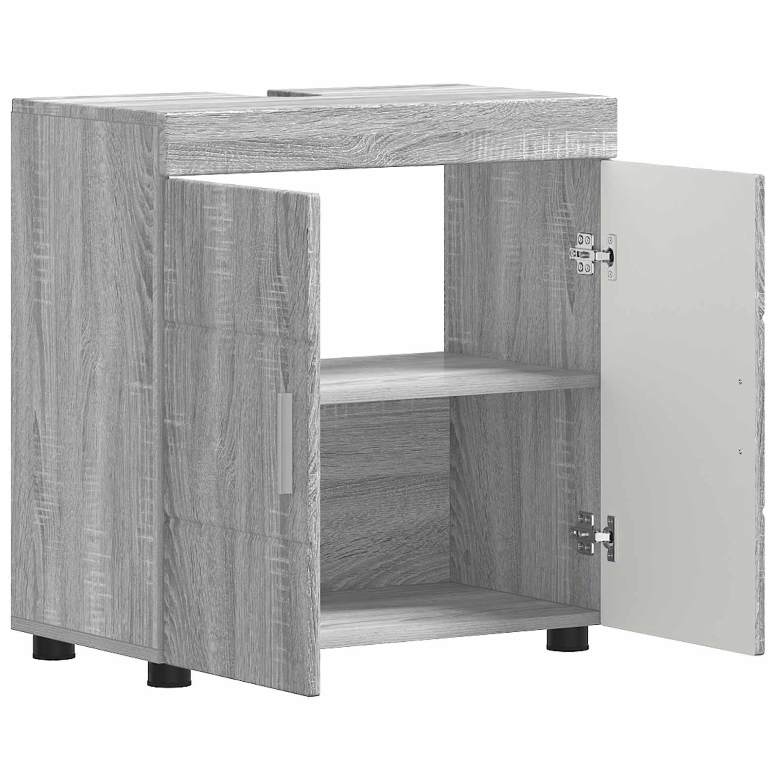 vidaXL Zestaw Szafek Łazienkowych TULUM Szary Sonoma 60 x 34 x 63 cm