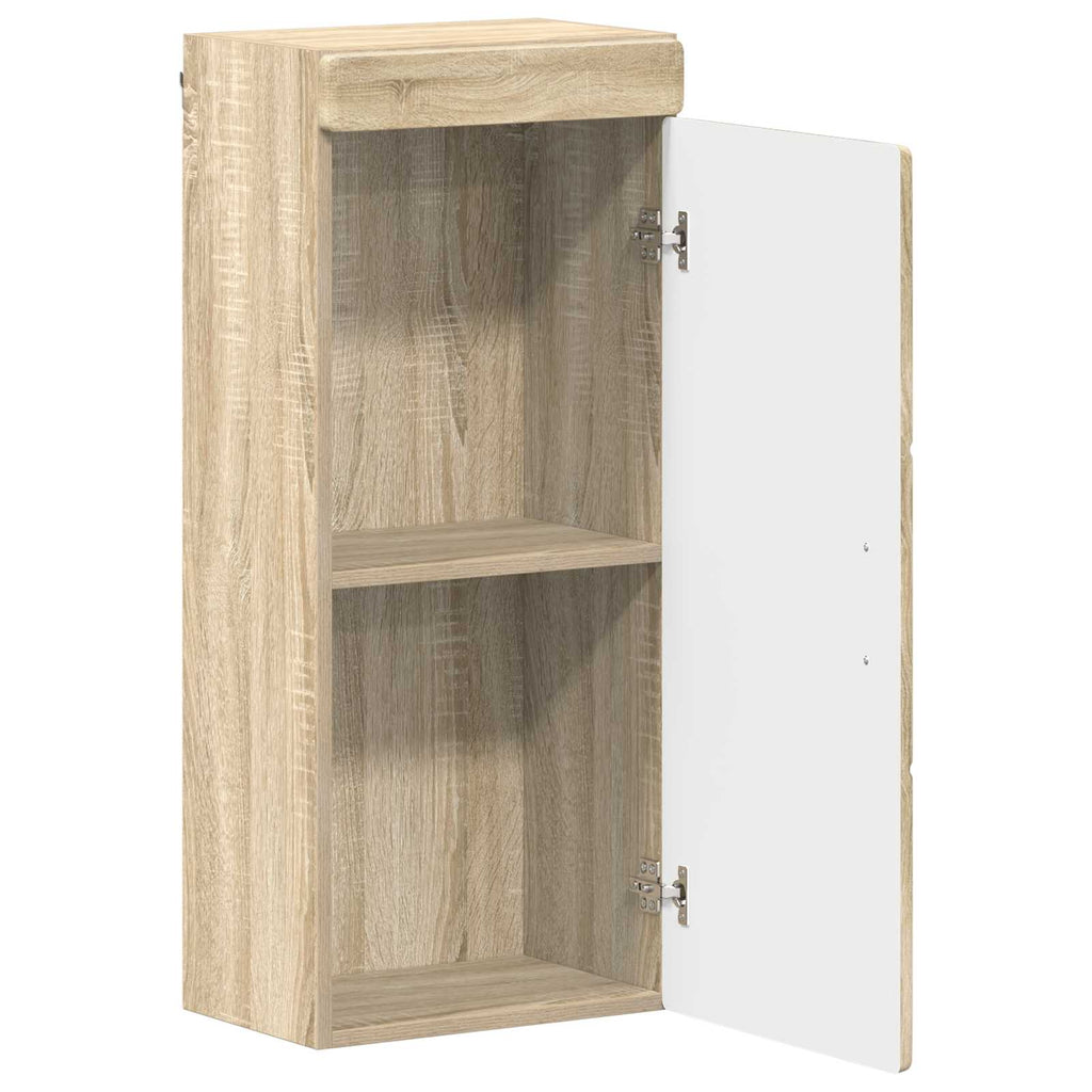 vidaXL Szafka ścienna łazienkowa TULUM Dąb Sonoma 37 x 24,5 x 86 cm