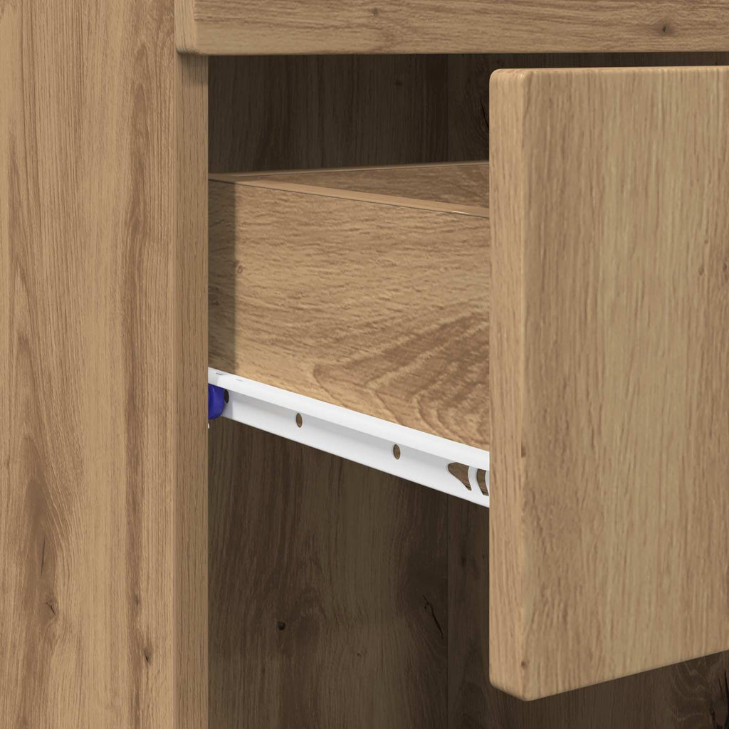vidaXL Zestaw Szafek Łazienkowych z szufladą TULUM Dąb rzemieślniczy