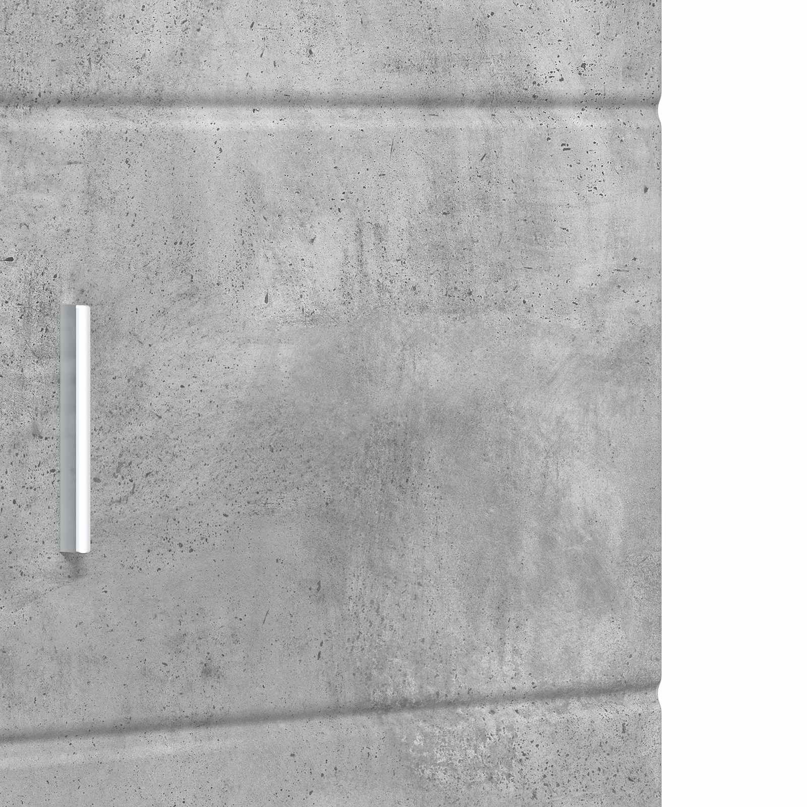 vidaXL Zestaw Szafek Łazienkowych TULUM Betonowy szary