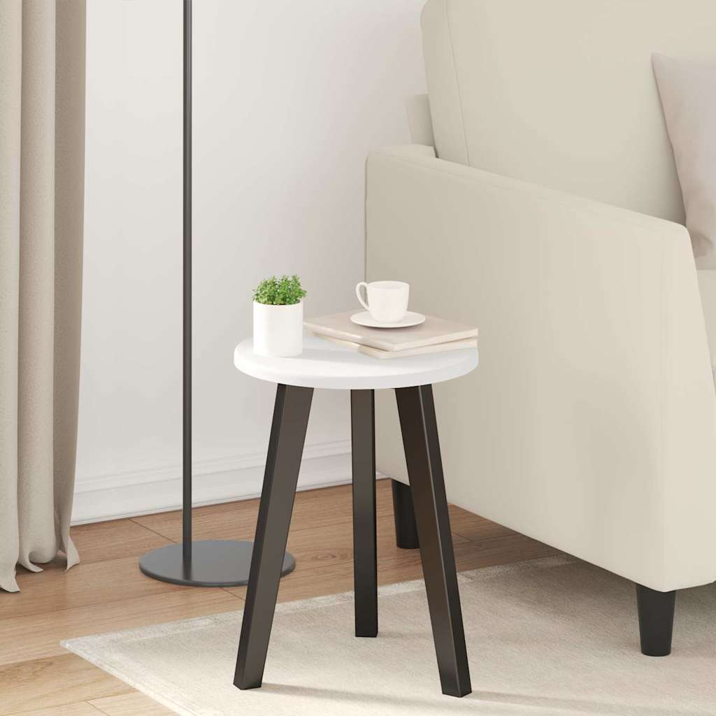 vidaXL Blat stołu Biały Ø 30 x 1,5 cm Materiał drewnopochodny