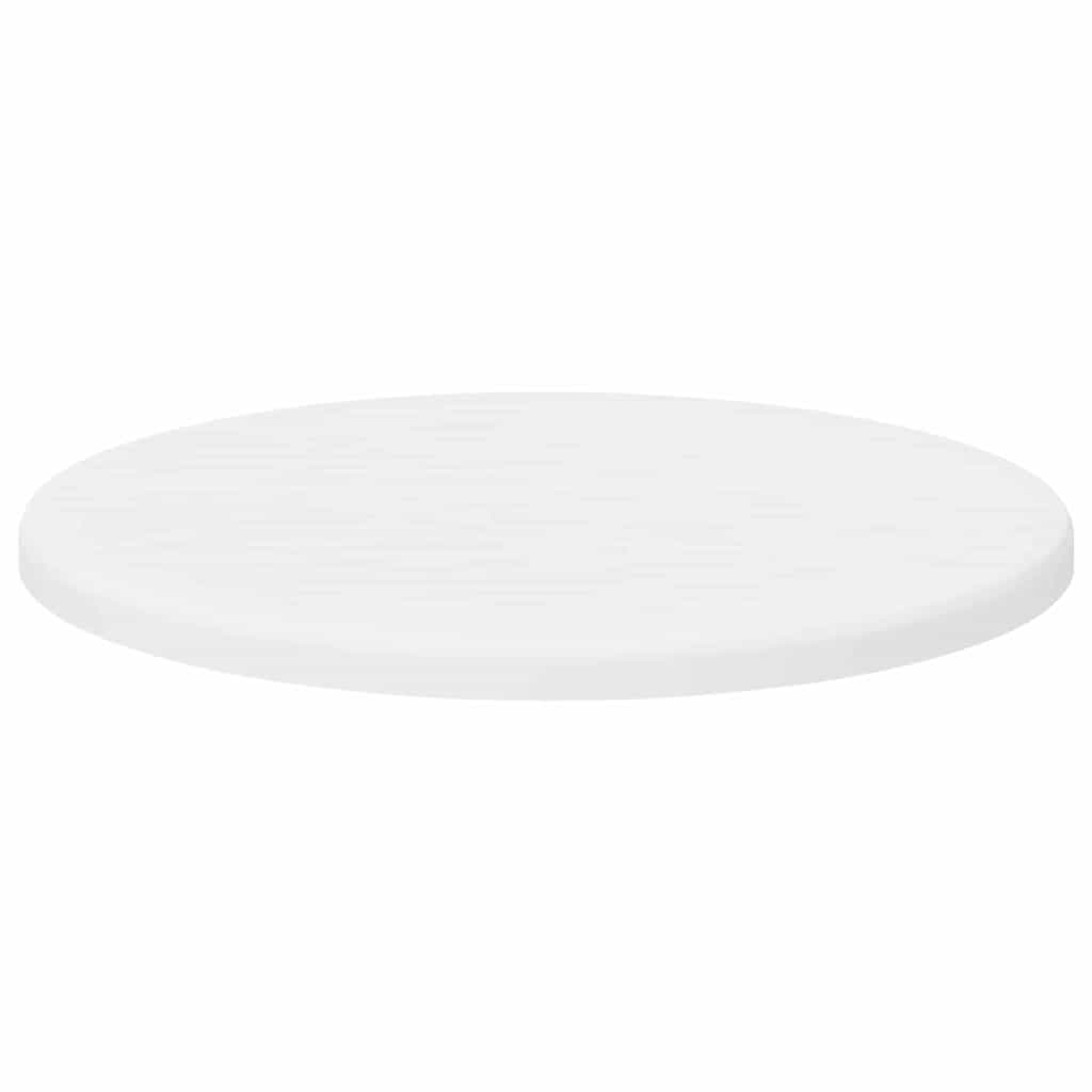 vidaXL Blat stołu Biały Ø 30 x 1,5 cm Materiał drewnopochodny