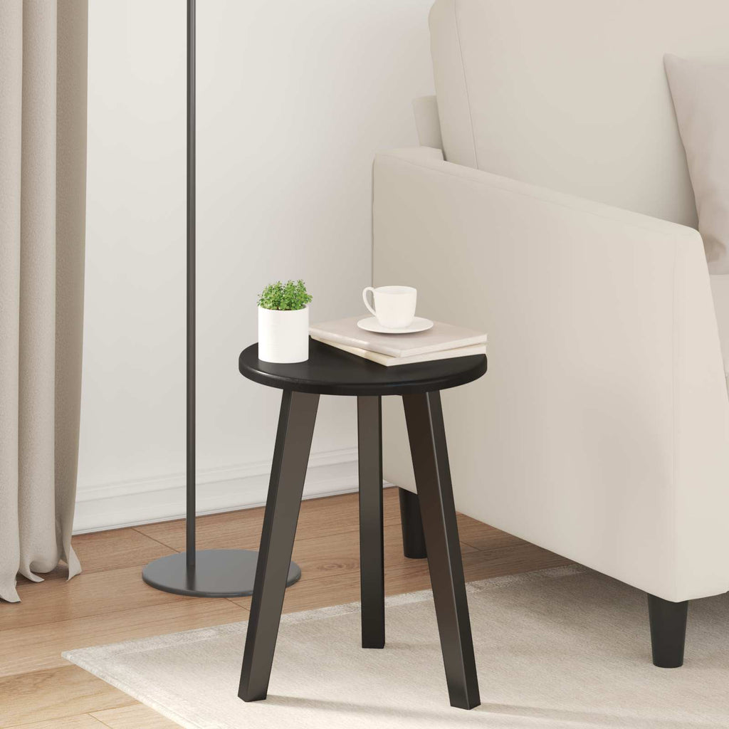 vidaXL Blat stołu Ø 30 x 1,5 cm Okrągły Drewno inżynieryjne Czarny