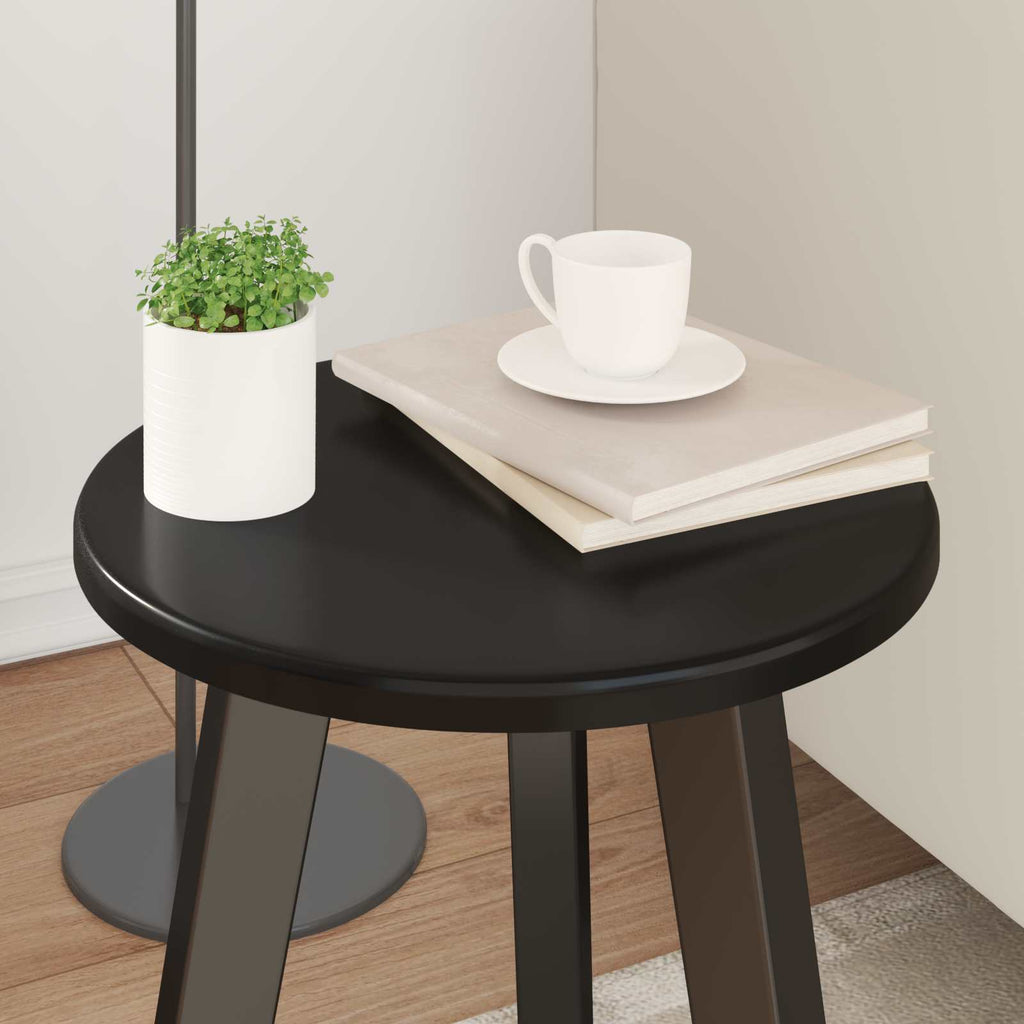 vidaXL Blat stołu Ø 30 x 1,5 cm Okrągły Drewno inżynieryjne Czarny