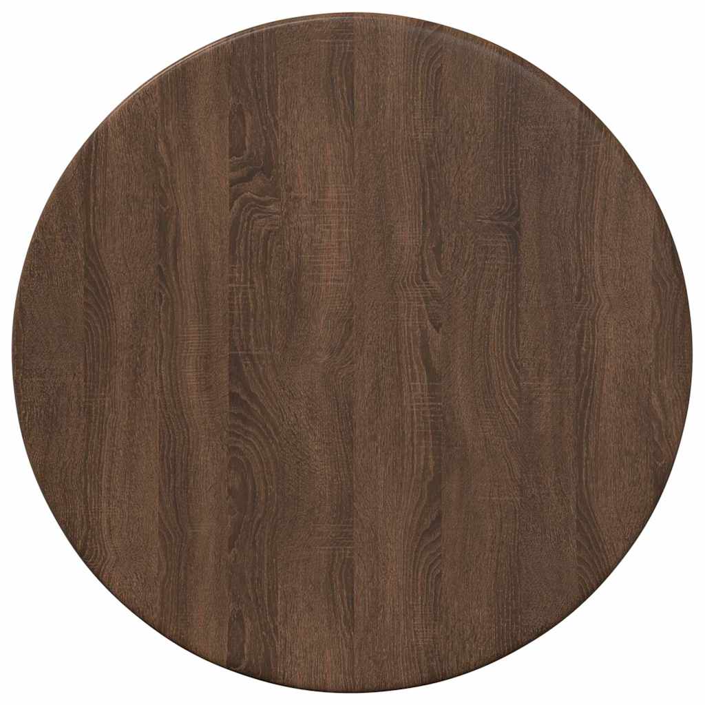 vidaXL Blat stołu Brązowy dąb Ø 30 x 1,5 cm Materiał drewnopochodny