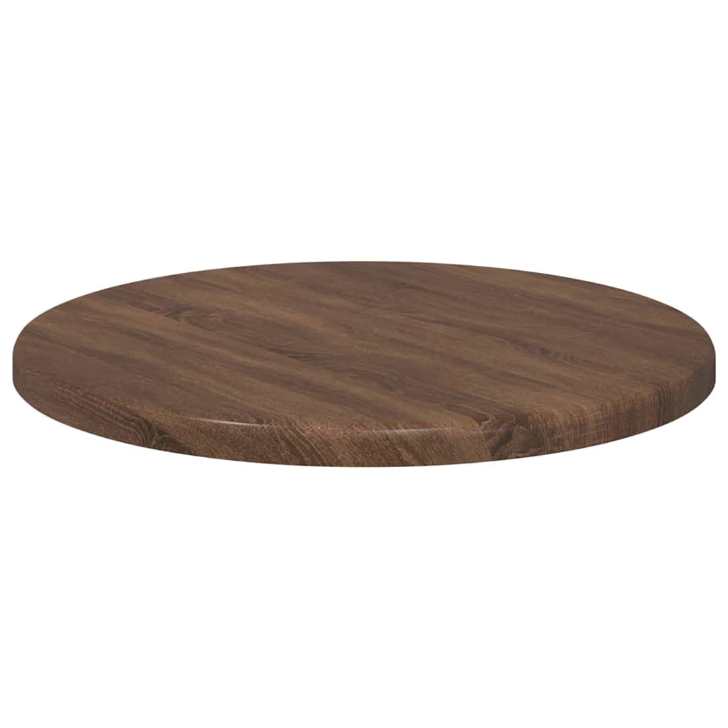 vidaXL Blat stołu Brązowy dąb Ø 30 x 1,5 cm Materiał drewnopochodny