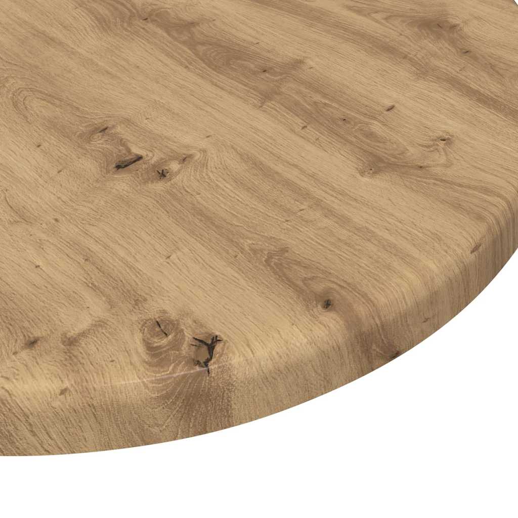 vidaXL Blat stołu dąb artisan Ø 30 x 1,5 cm Materiał drewnopochodny