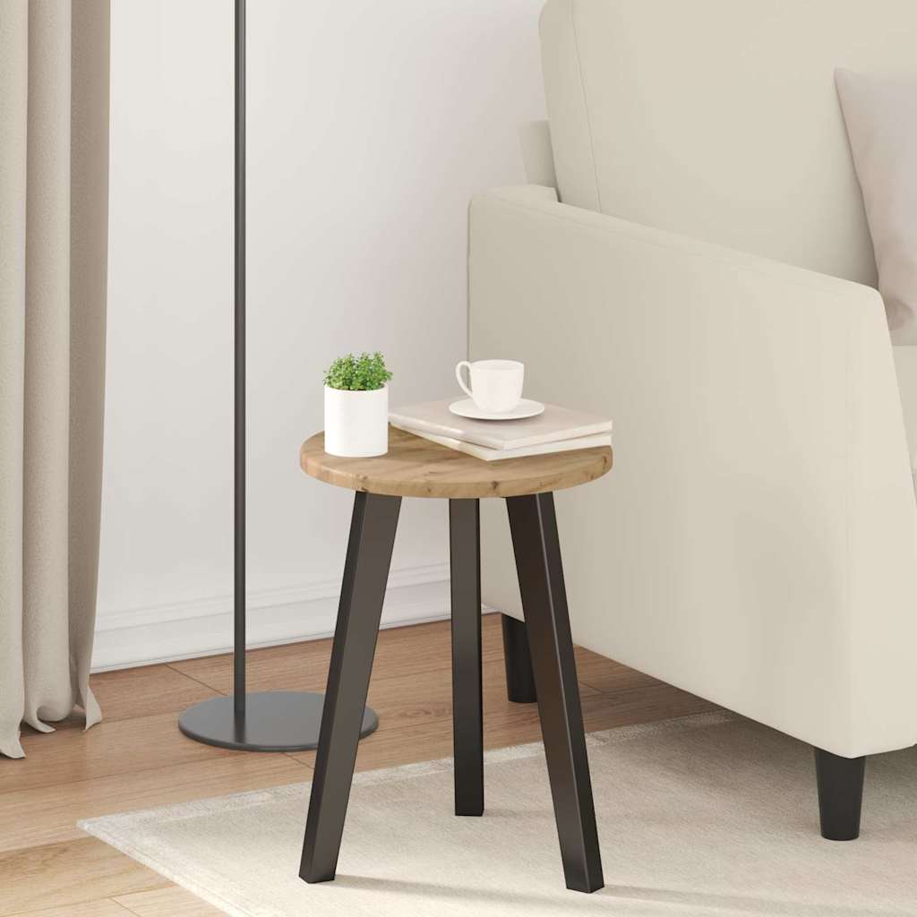 vidaXL Blat stołu dąb artisan Ø 30 x 1,5 cm Materiał drewnopochodny