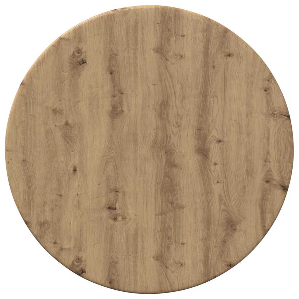vidaXL Blat stołu dąb artisan Ø 30 x 1,5 cm Materiał drewnopochodny