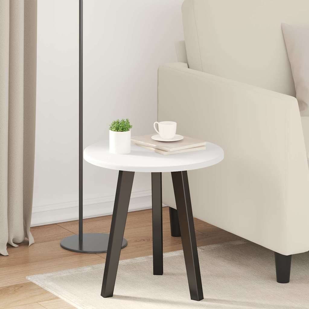 vidaXL Blat stołu Biały Ø 40 x 1,5 cm Materiał drewnopochodny