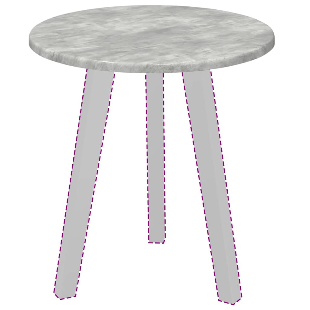 vidaXL Blat stołu Betonowy szary Ø 40 x 1,5 cm Materiał drewnopochodny