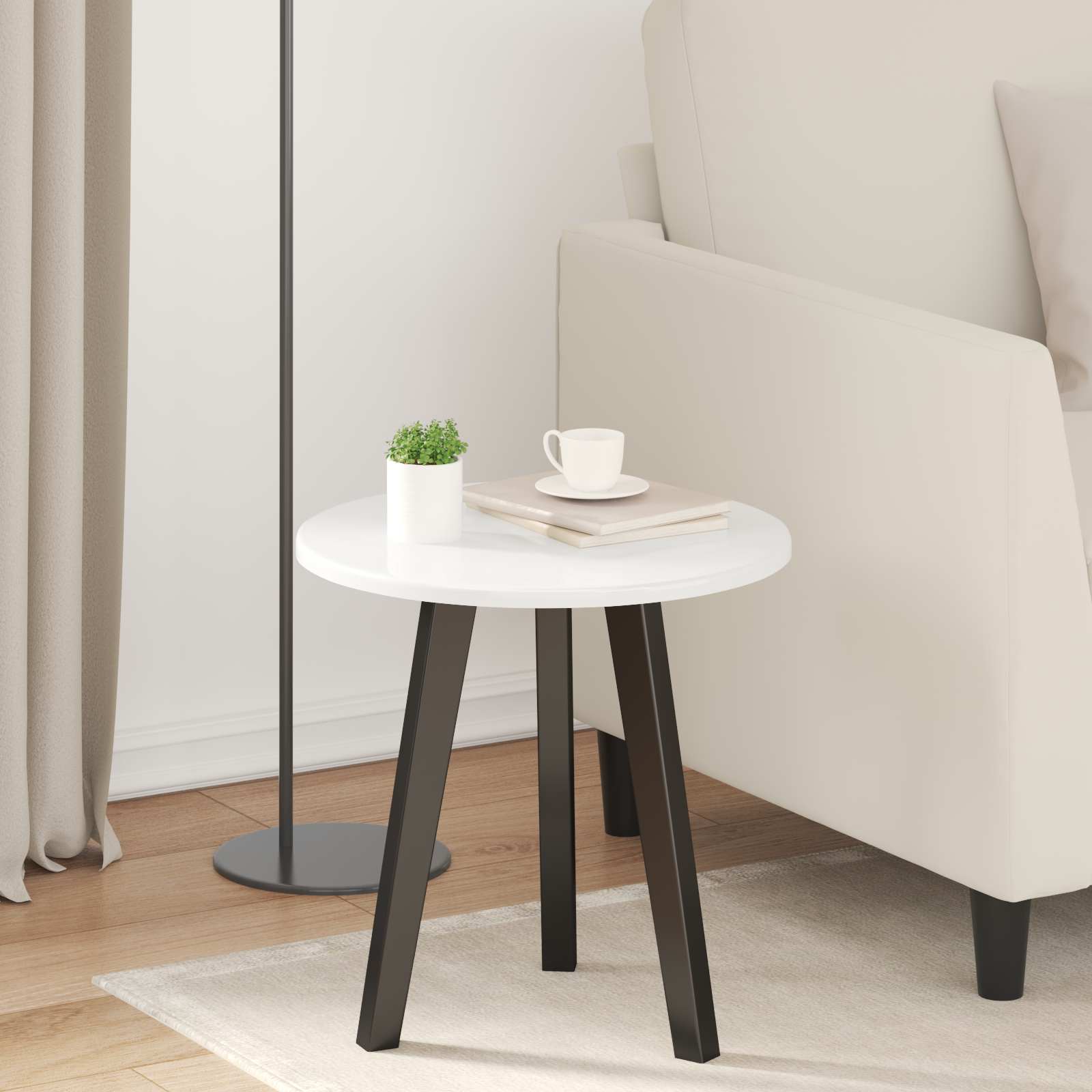 vidaXL Blat stołu Ø 40 x 1,5 cm Okrągły Drewno inżynieryjne