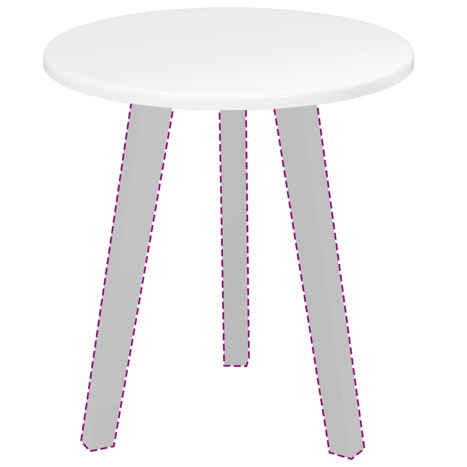 vidaXL Blat stołu Ø 40 x 1,5 cm Okrągły Drewno inżynieryjne
