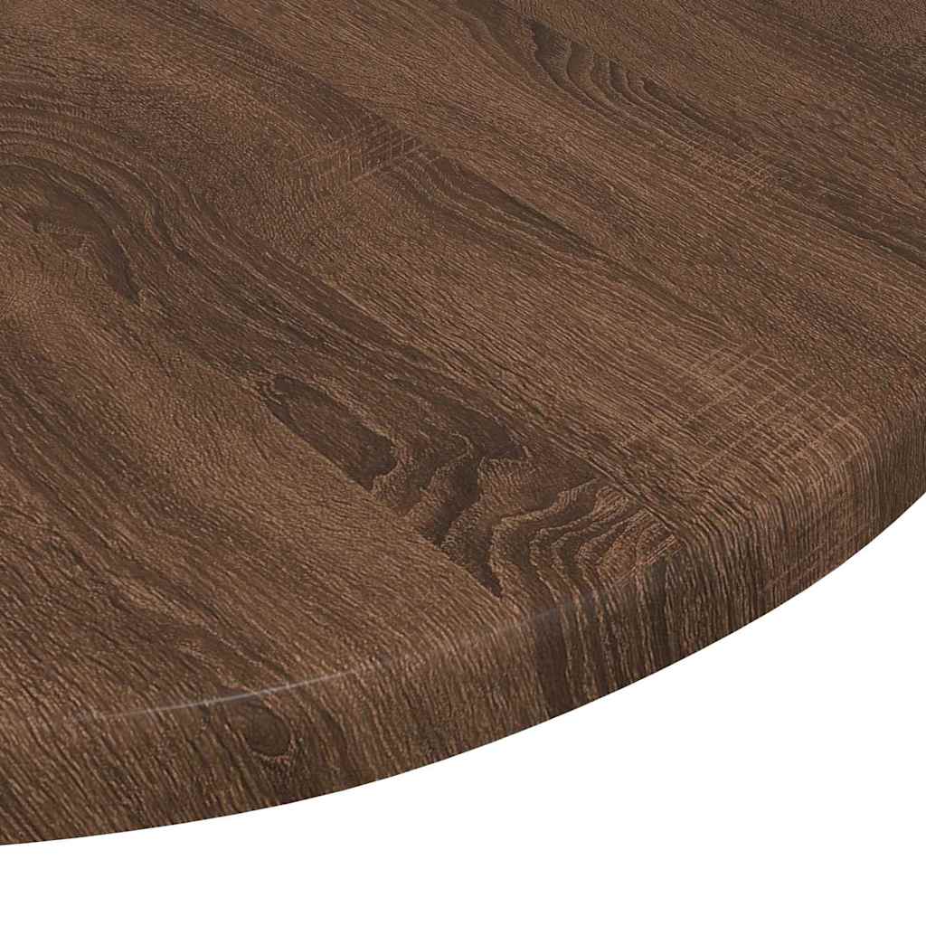 vidaXL Blat stołu Brązowy dąb Ø 40 x 1,5 cm Materiał drewnopochodny